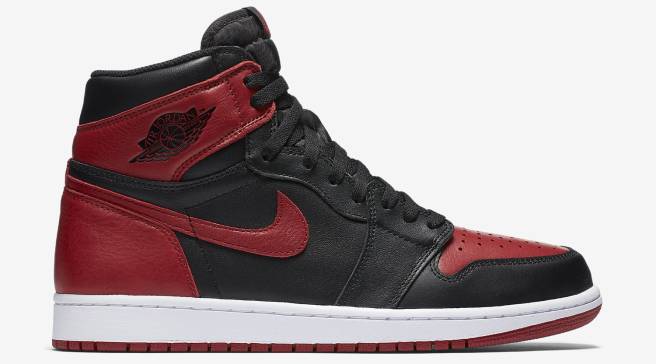 red and black jordan 1s