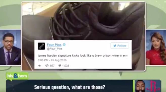 james harden shoes roast
