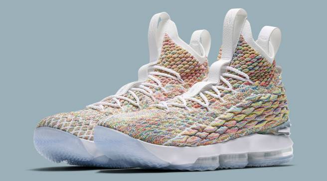 lebron 15 fruity pebbles resale value