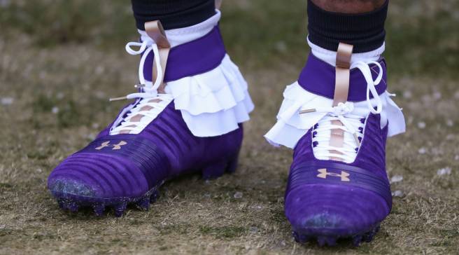 under armour purple cleats