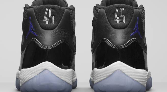 back of jordan 11s