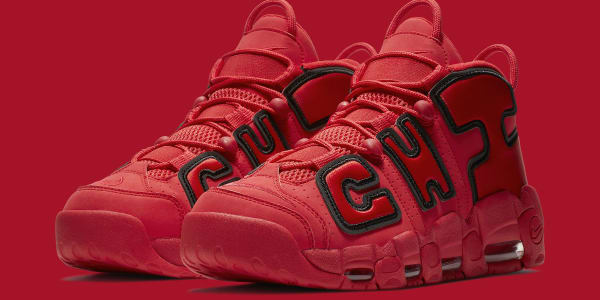 Nike Air More Uptempo QS Chicago Red 