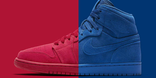 Air Jordan Red Blue Suede Release Date 332550-603 332550-404 | Sole  Collector