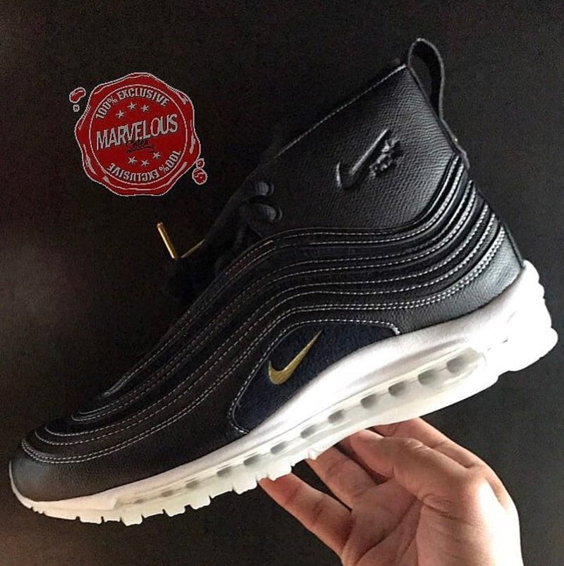 Nike Air Max 97 Ul Metallic Gold Varsity Red Black White His trainers