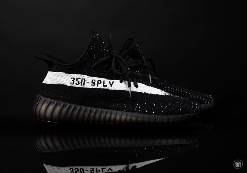 Adidas Yeezy Boost 350 v2 Black White BY 1604 Schweiz Für Verkauf