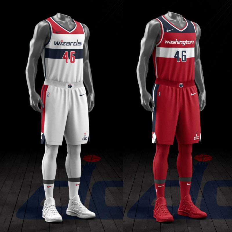 Wizards uniforms outlet
