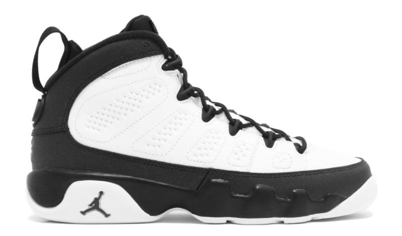 Air Jordan 9 Retro Release Date: Jan. 2018. Color: Black/Summit White/Metallic  Gold/Black Style #: 302370-021. Price: $190