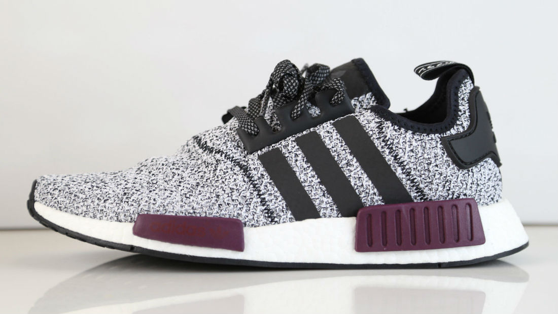 purple and black nmds