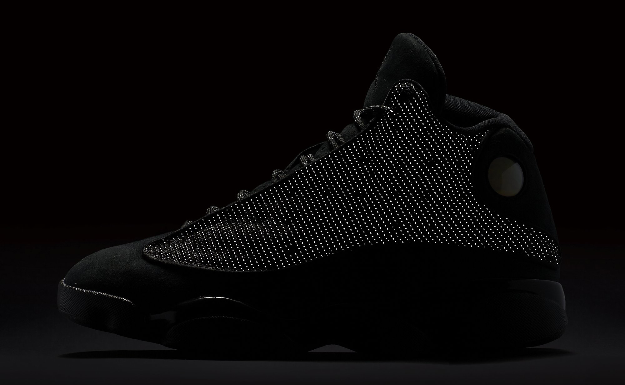 jordan 13 black cat reflective