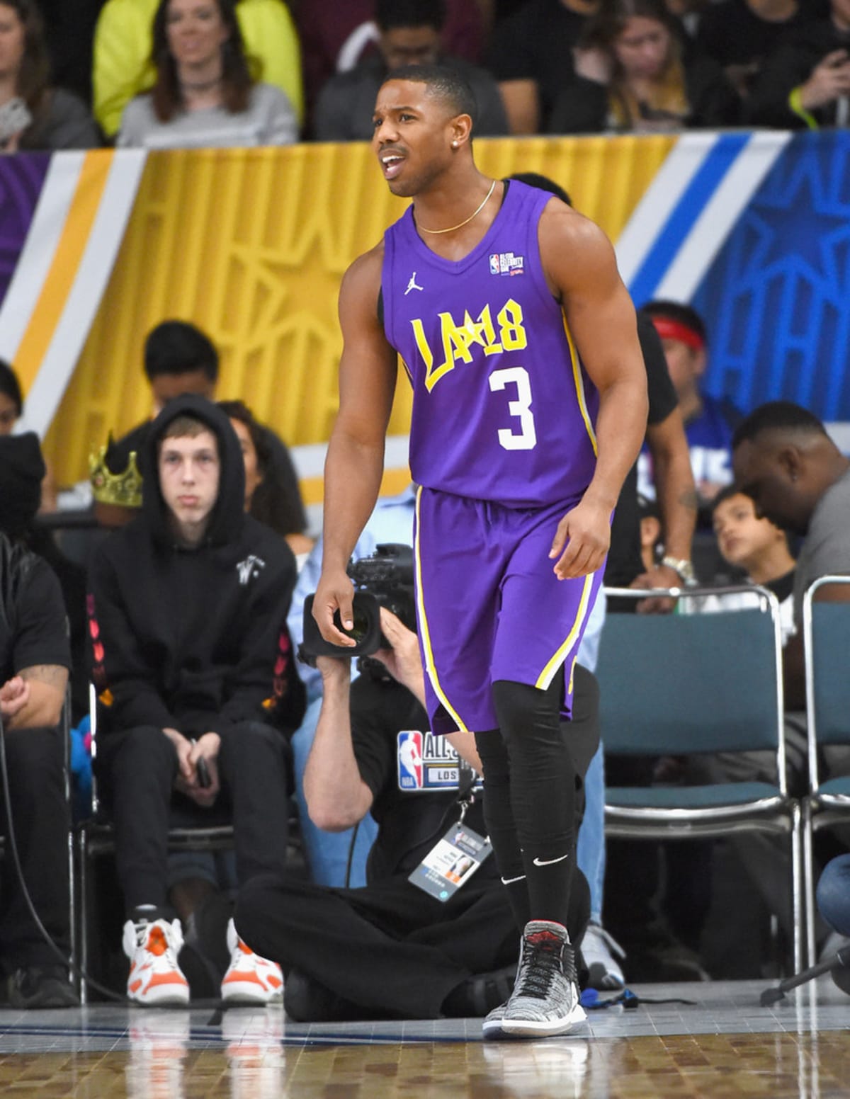 Michael B. Jordan Air Jordan 32 MVP - NBA All-Star Celebrity Game