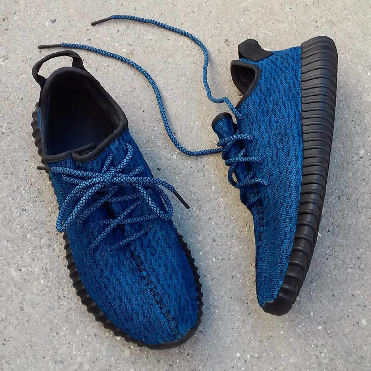 dark blue yeezy