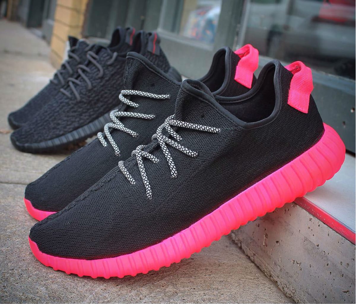 adidas Yeezy 350 Boost Black Jasper Custom by Hippie Neal - adidas Yeezy 350 Boost Customs ...