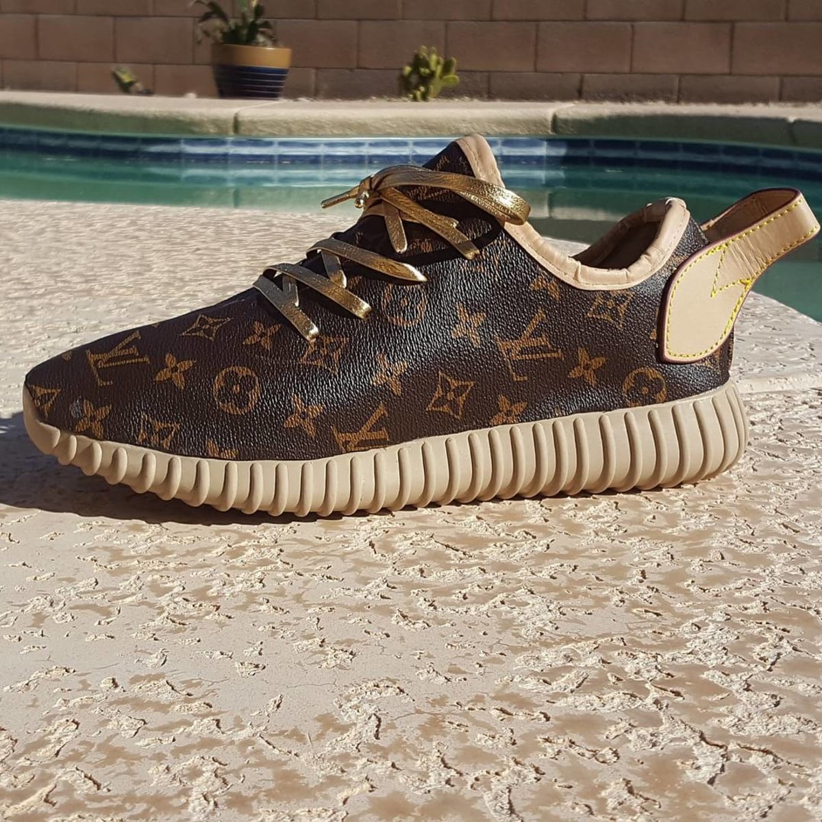 Adidas Yeezy 350 Boost Louis Vuitton Custom By J1n1 Adidas Yeezy 350