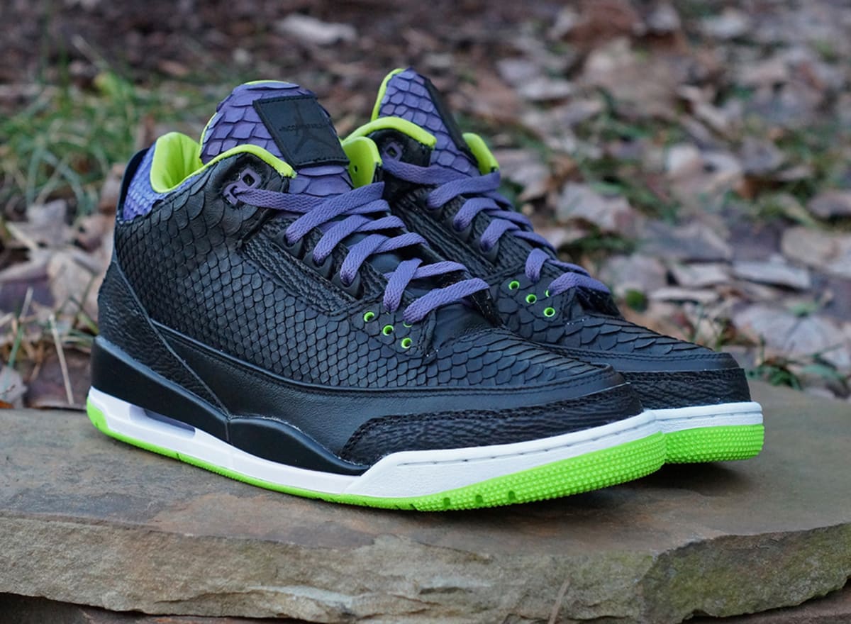 Air Jordan III 3 Joker Python Custom by JBF - Air Jordan III 3 Customs