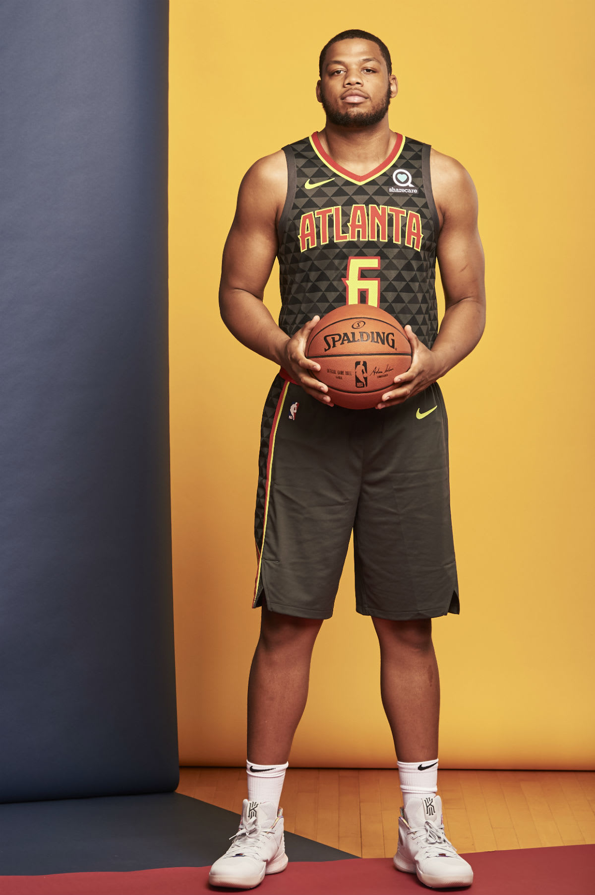 Omari Spellman Nike Kyrie 3 EYBL - NBA Rookie Photo Shoot Sneakers 2018