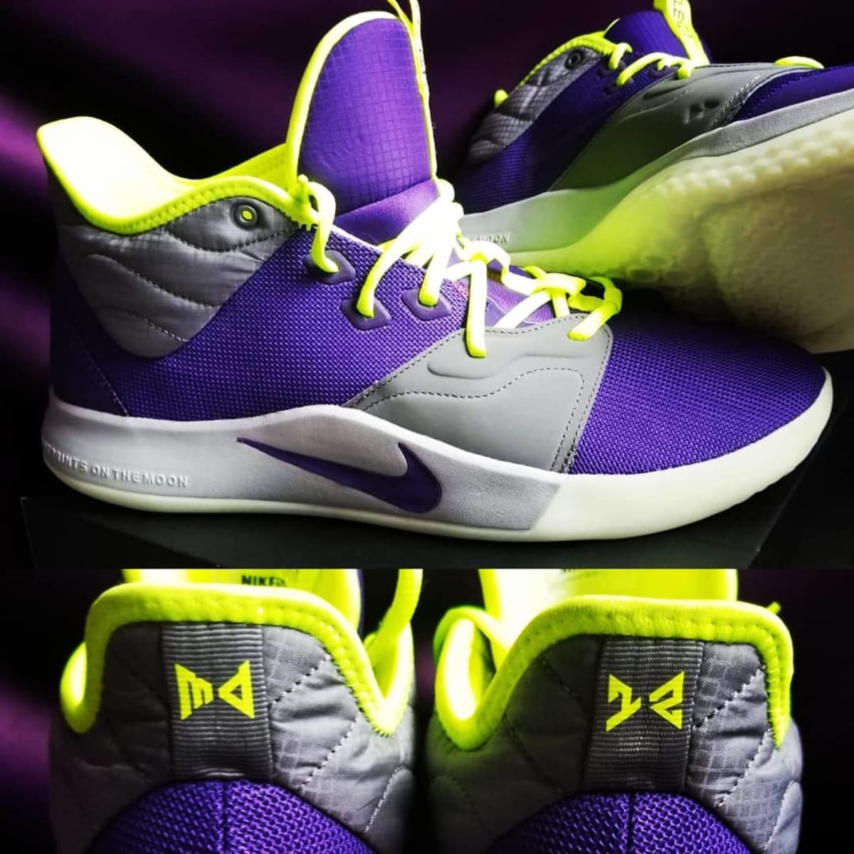 pg3 purple shoes