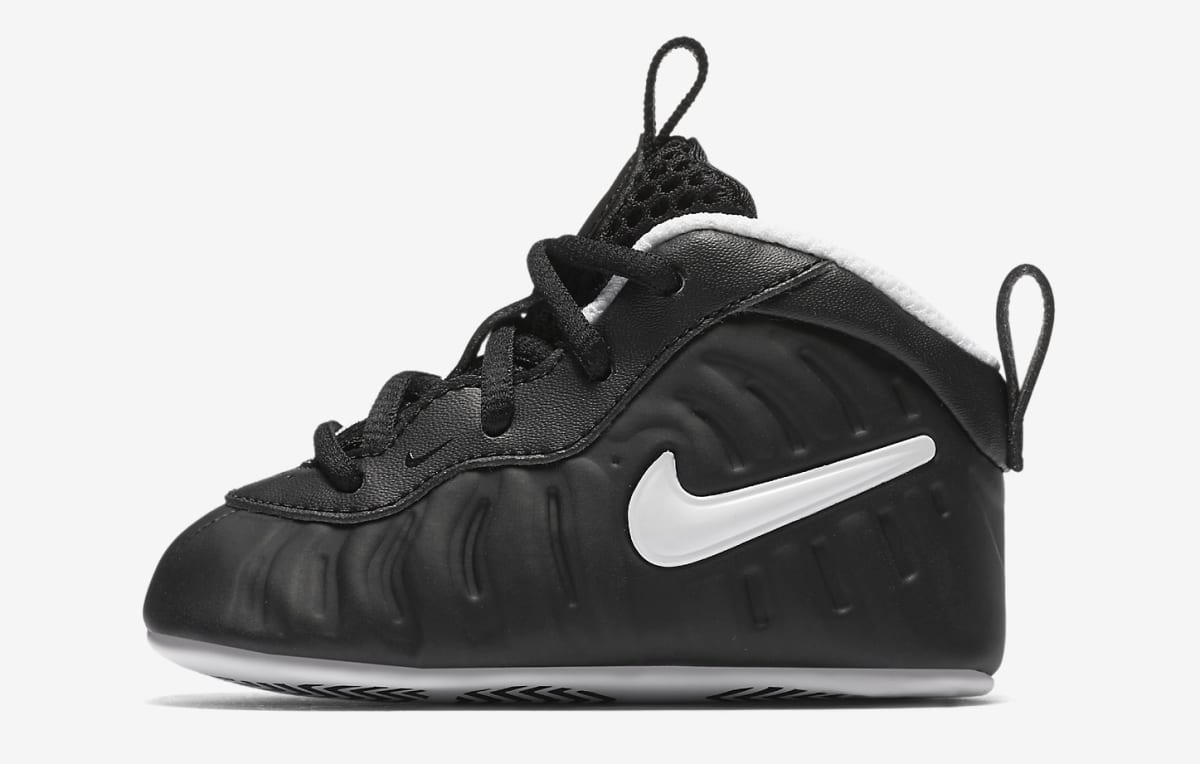 infant black and gold foamposites