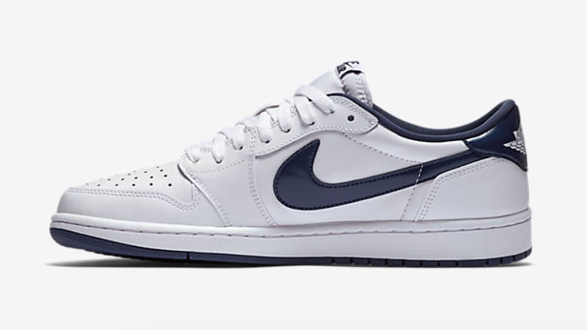 navy air jordan 1 low