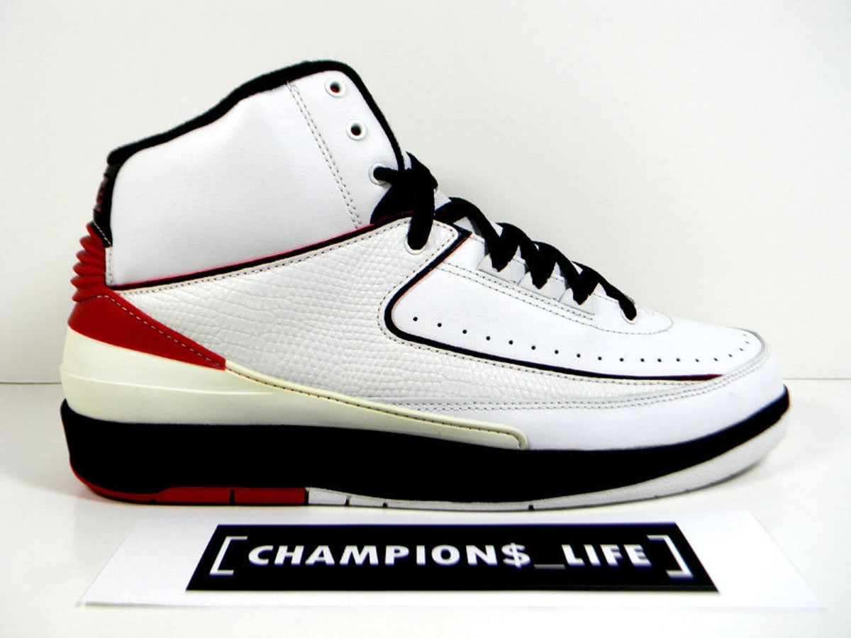 air jordan 2 red and white