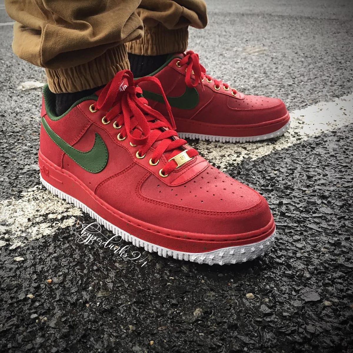 NIKEiD Air Force 1 Low Christmas Christmas Nike By You NIKEiD Designs