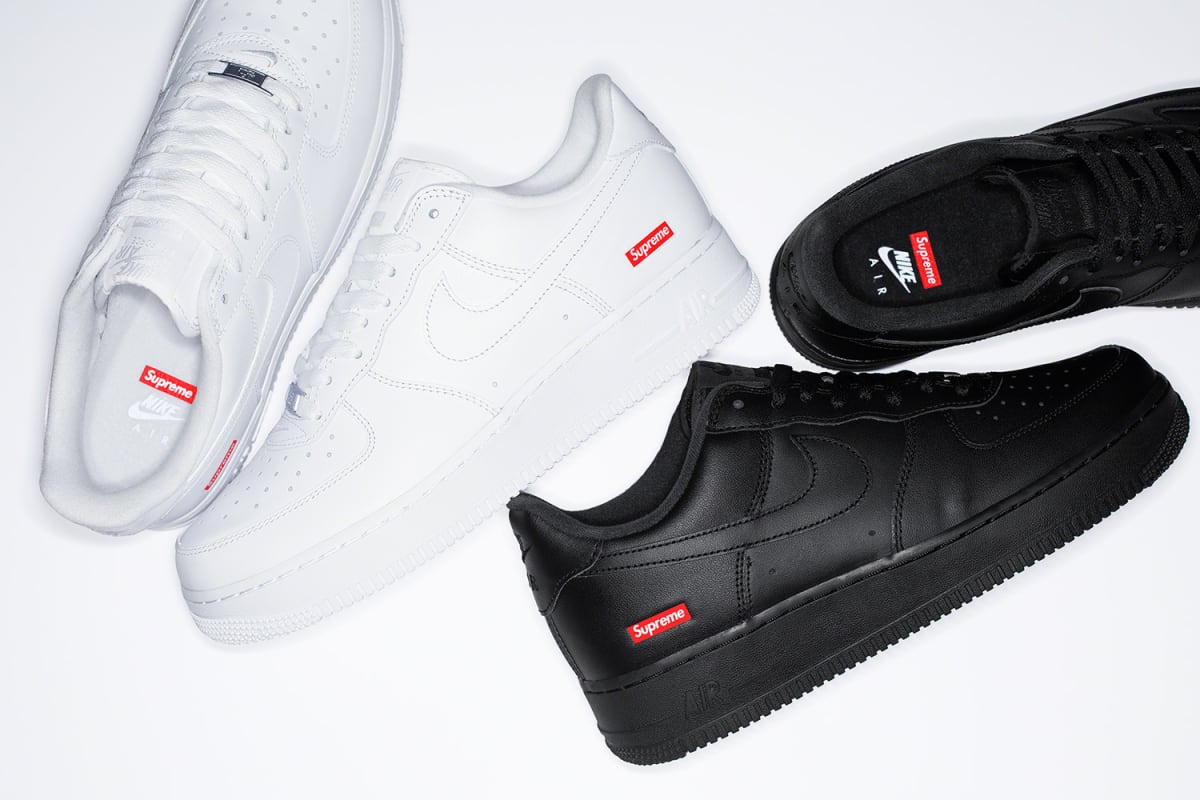 Supreme x Nike Air Force 1 - Sneaker Release Guide 3/2/20: 'UNC' Air