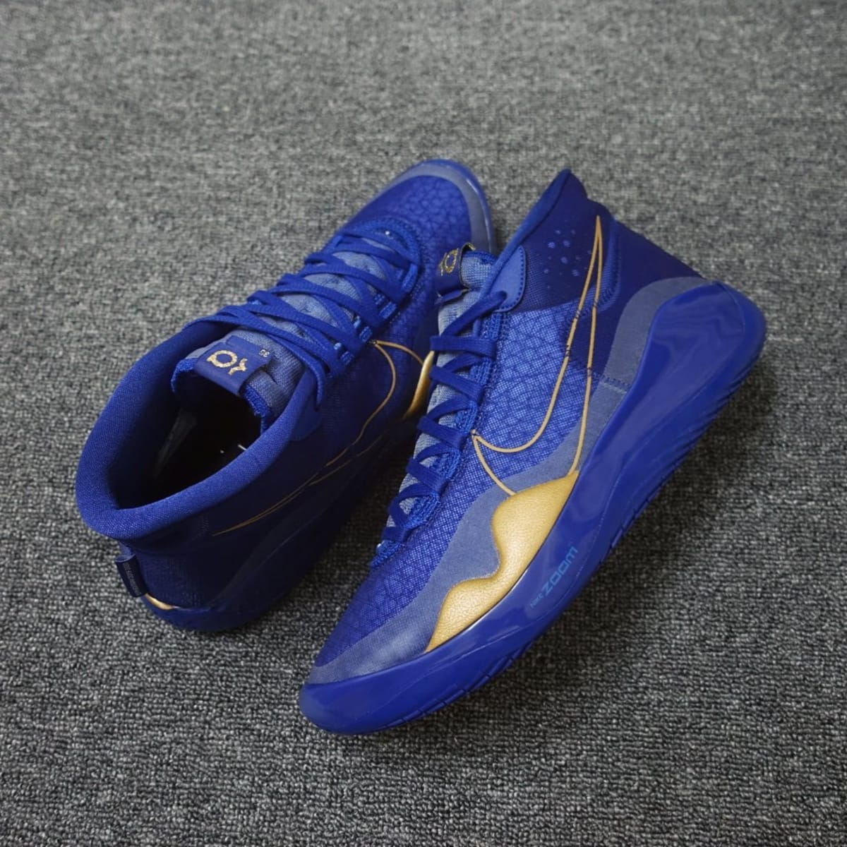 blue and gold nike dunks