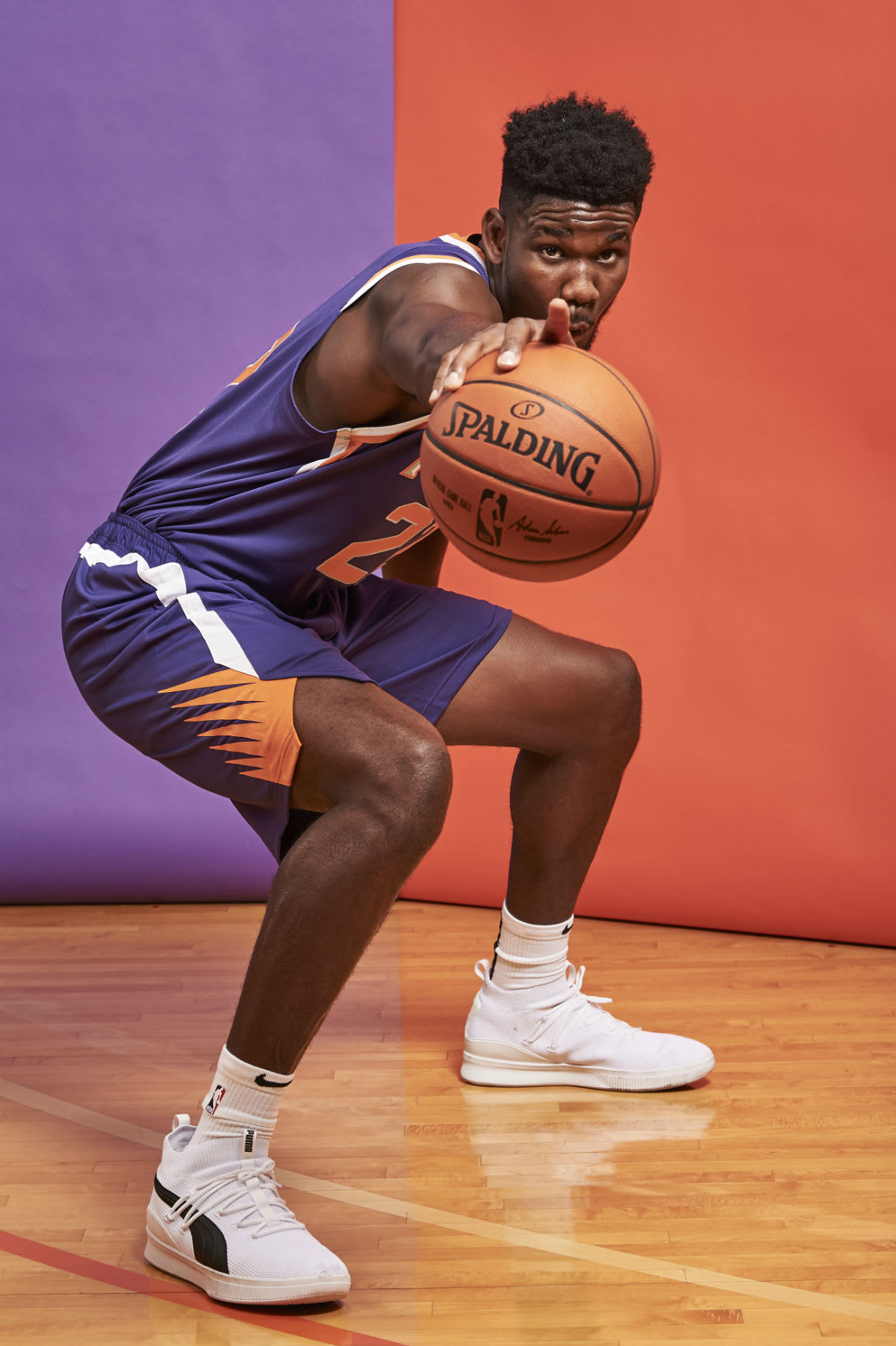 DeAndre Ayton Puma Clyde Court Disrupt - NBA Rookie Photo Shoot