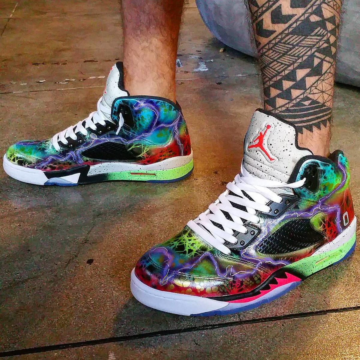 Air Jordan 5 Space Jam Monstars Custom by Kickasso - Space Jam Air