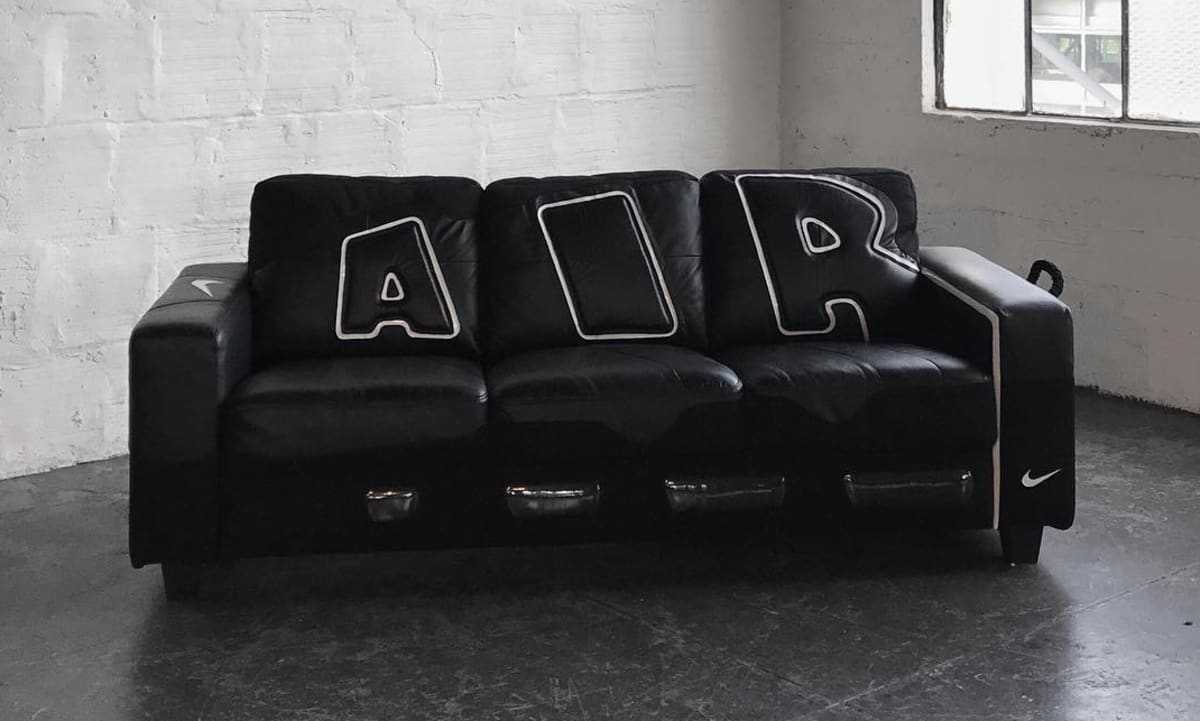 Nike Air More Uptempo Couch | Sole Collector