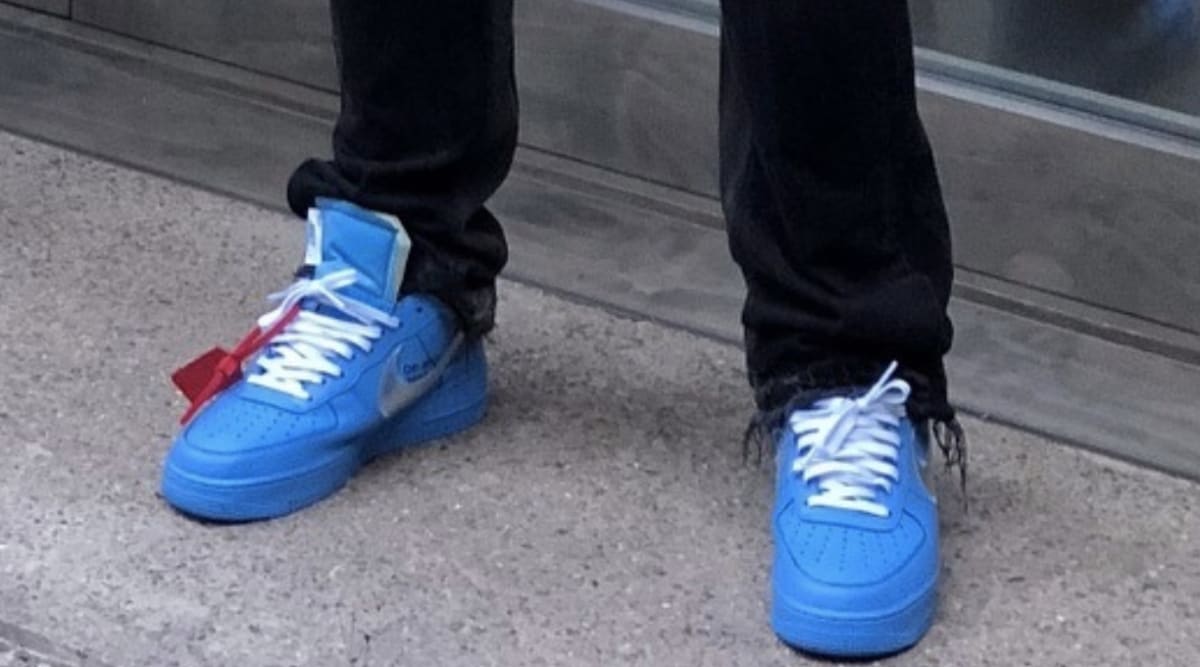 Off-White x Nike Air 1 'MCA' University Blue/White/University Silver Release Date | Collector