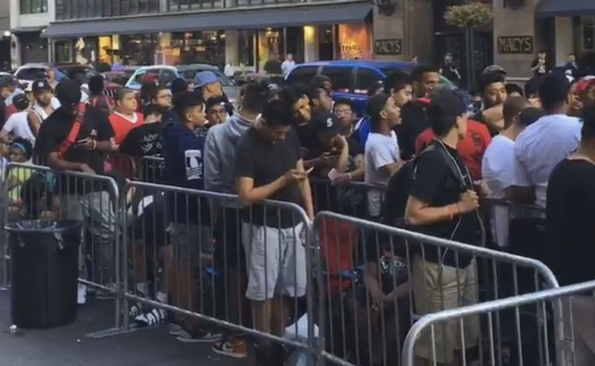 Foot Locker NYC Restock Line Sole Collector