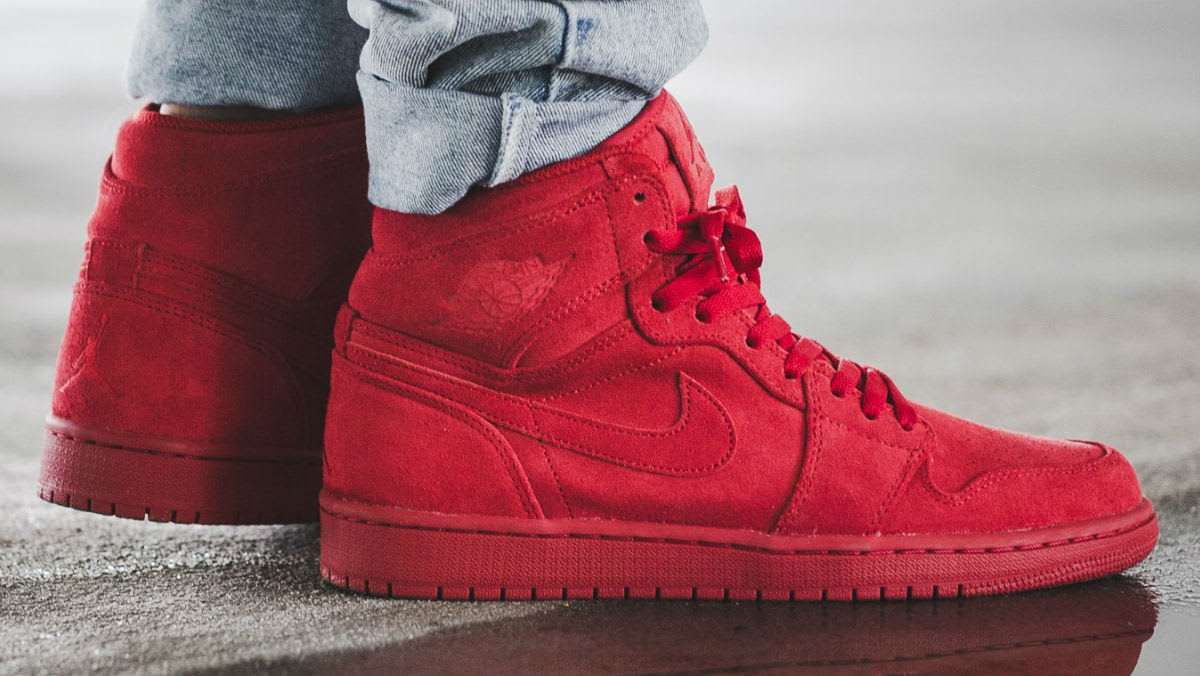 red suede jordan 1