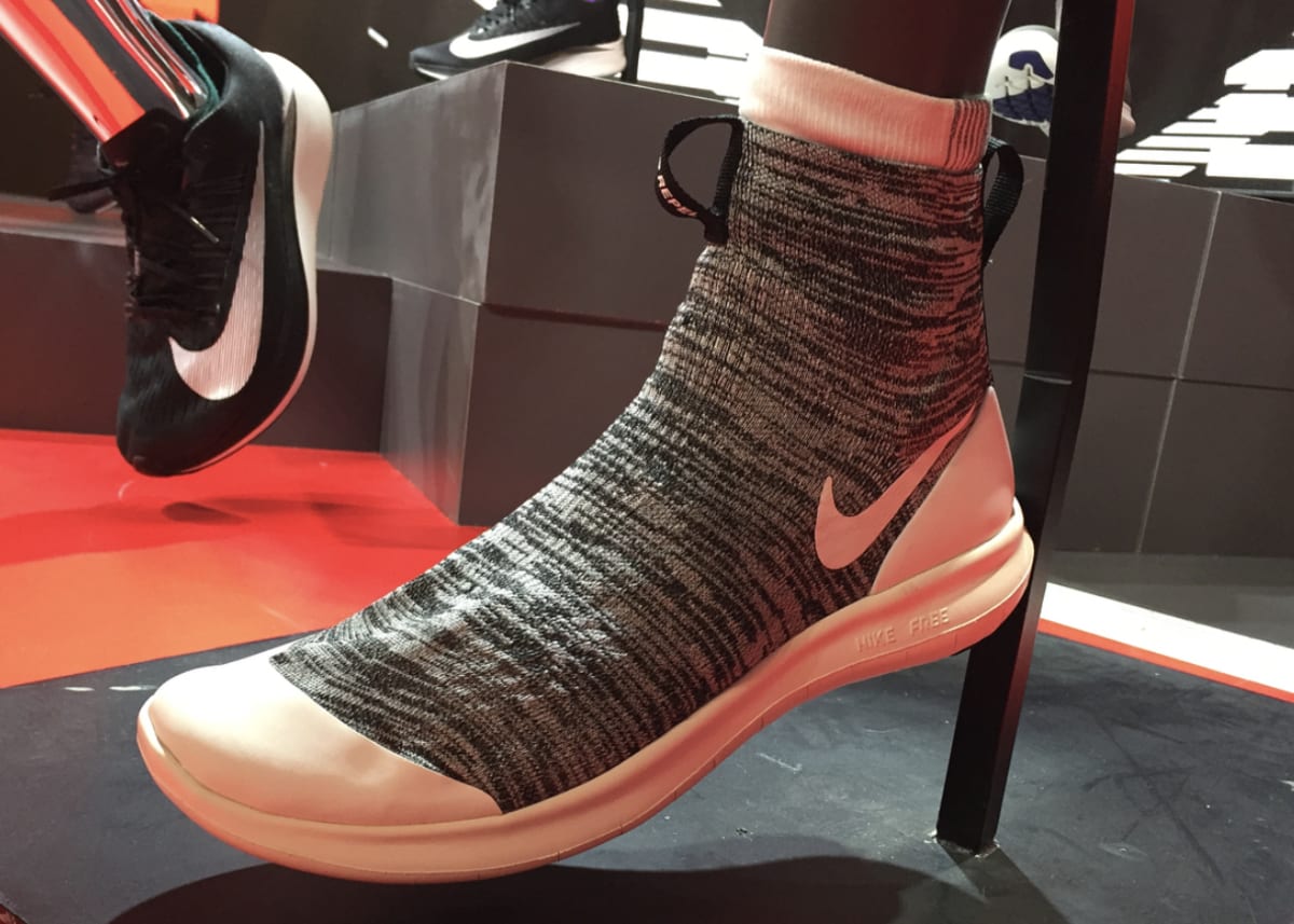 nike shoes with socks attached