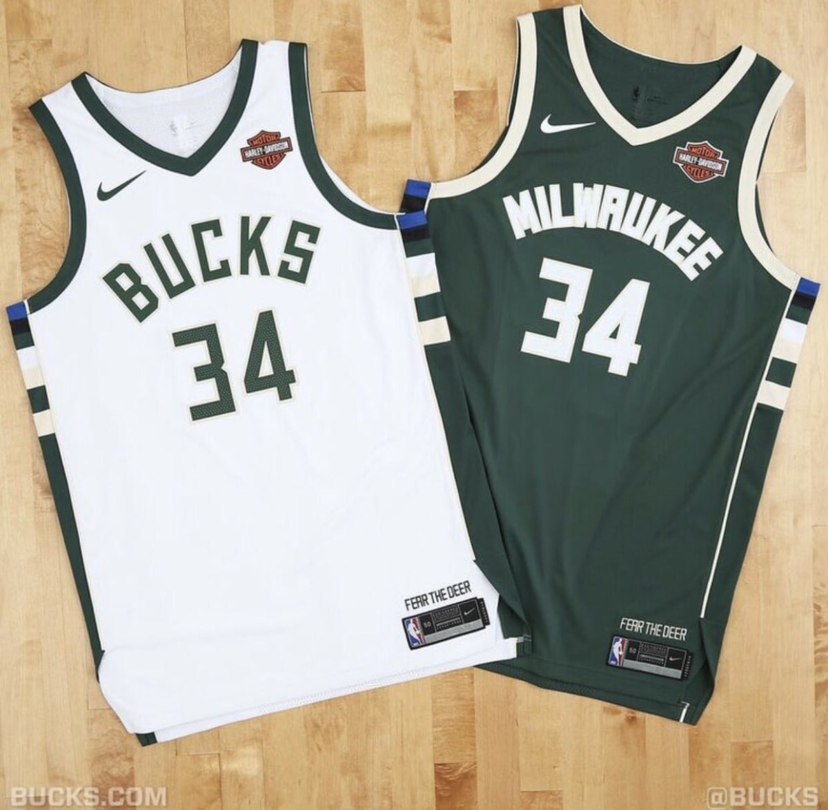 Nike Milwaukee Bucks Uniform - Every 2017 Nike NBA Jersey ...