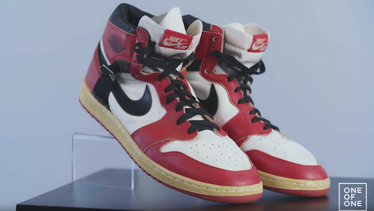 klynke sædvanligt Tal højt Michael Jordan Air Jordan 1 I Strap Injury Sample PE 1986 | Sole Collector