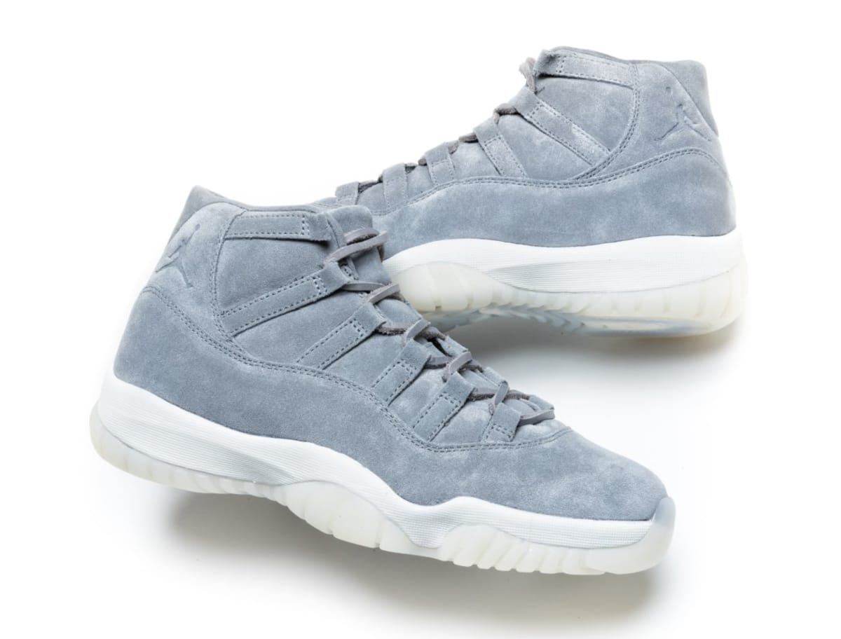 all grey suede 11s