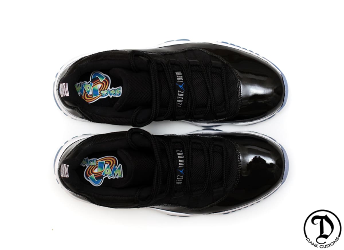 custom jordan 11 space jam