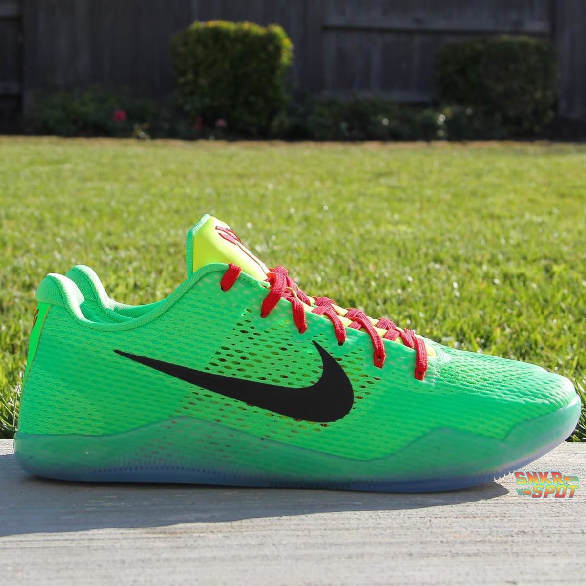 kobe shoes blue and green