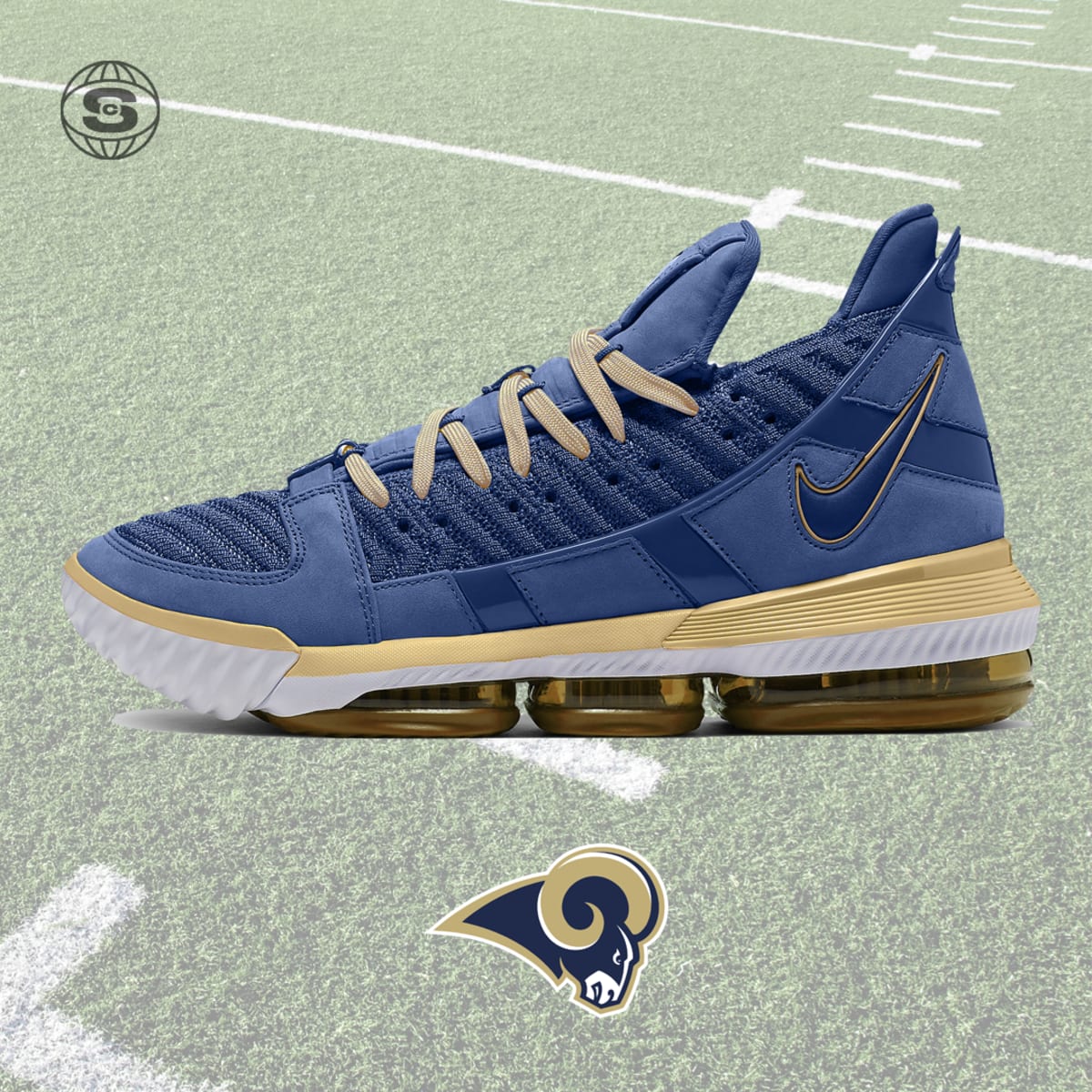 nike rams shoes