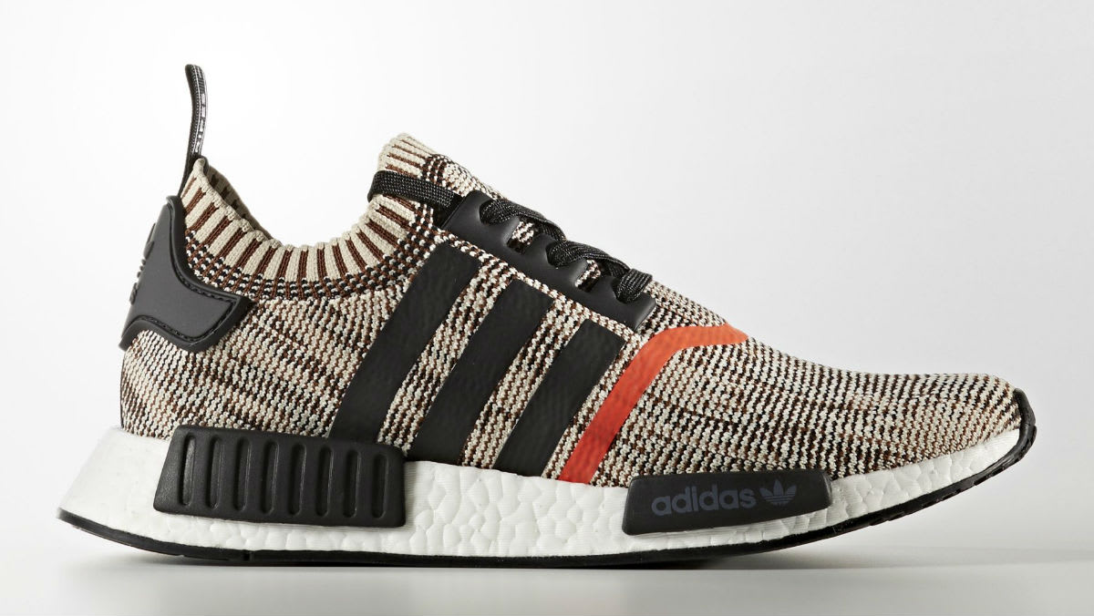 Adidas NMD R1 Primeknit Core Black Orange Release Date CQ1862 | Sole Collector