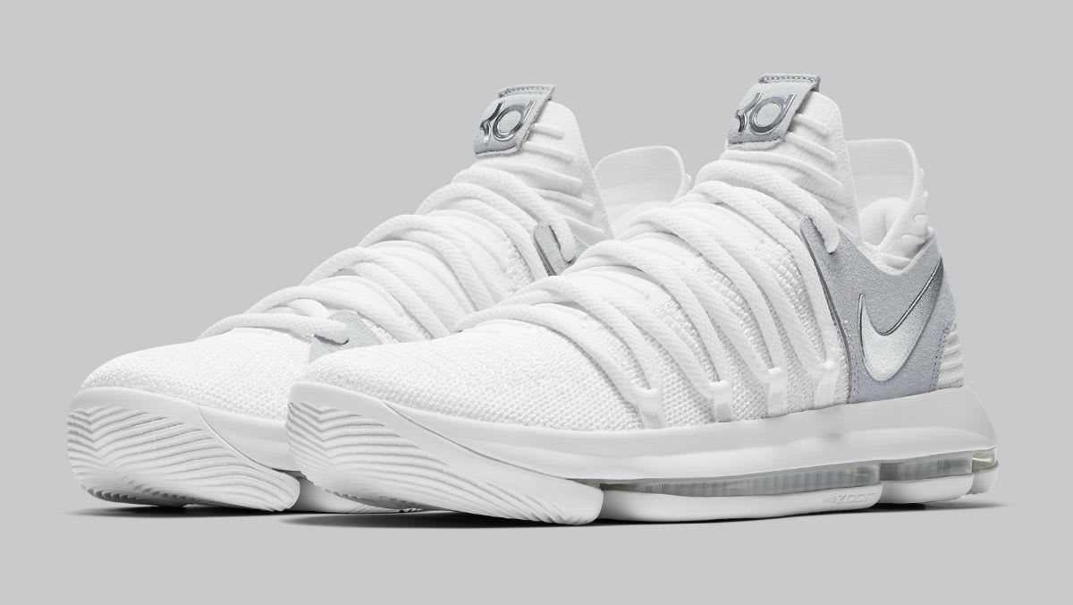 white kd 12 basketball shoes