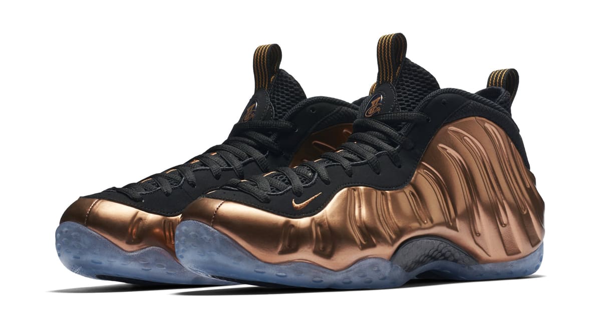 nike foamposite one copper