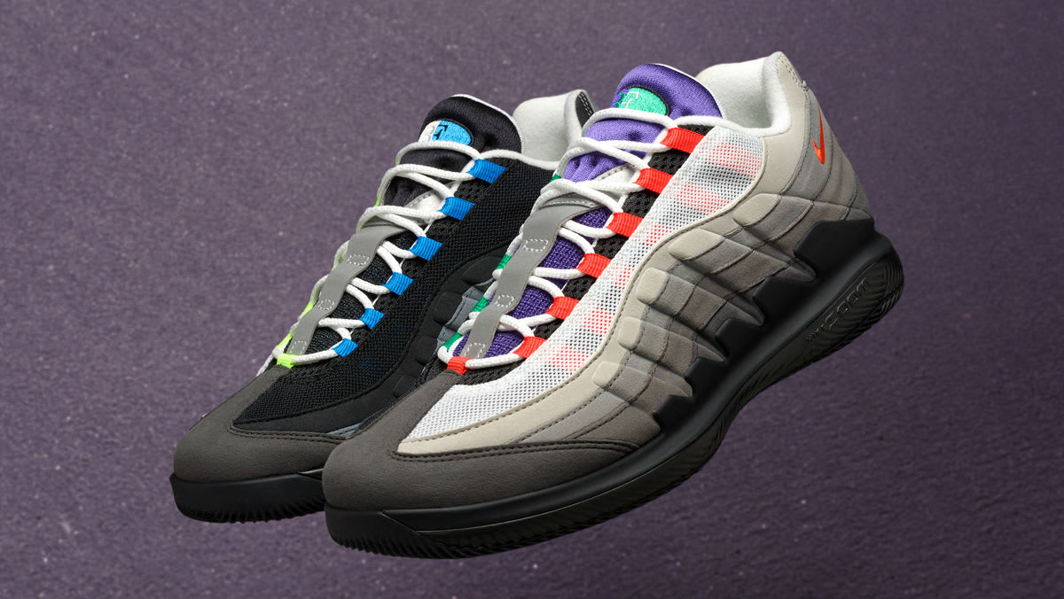 NikeCourt Vapor RF X Air Max 95 Greedy Release Date AO8759 ...