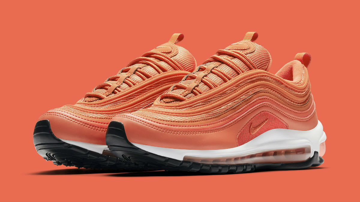 air max 97 orange and silver