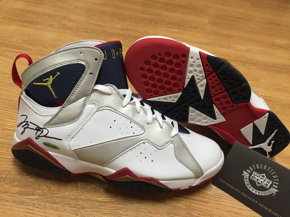 Air Jordan 7 "Olympic" (1992) - Air Jordans Autographed by Michael