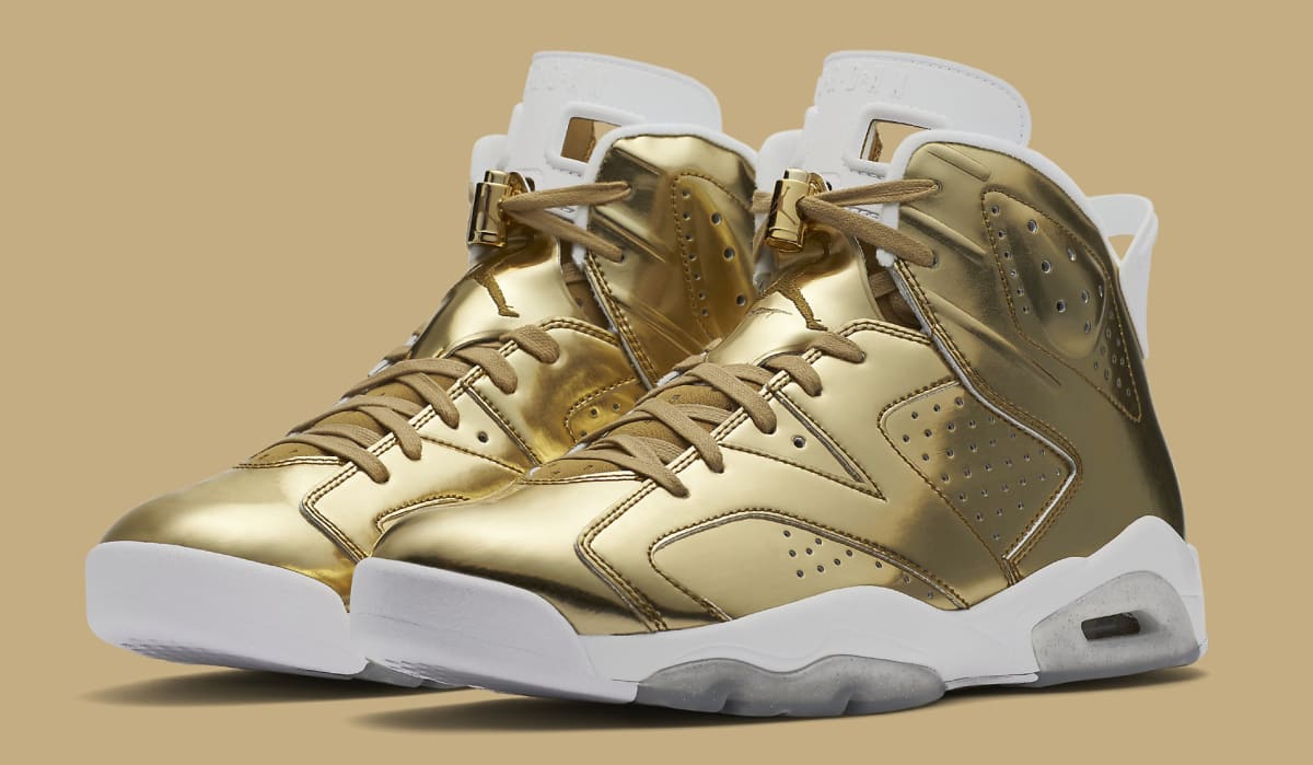 Gold Air Jordan 6 Pinnacle Championship | Sole Collector