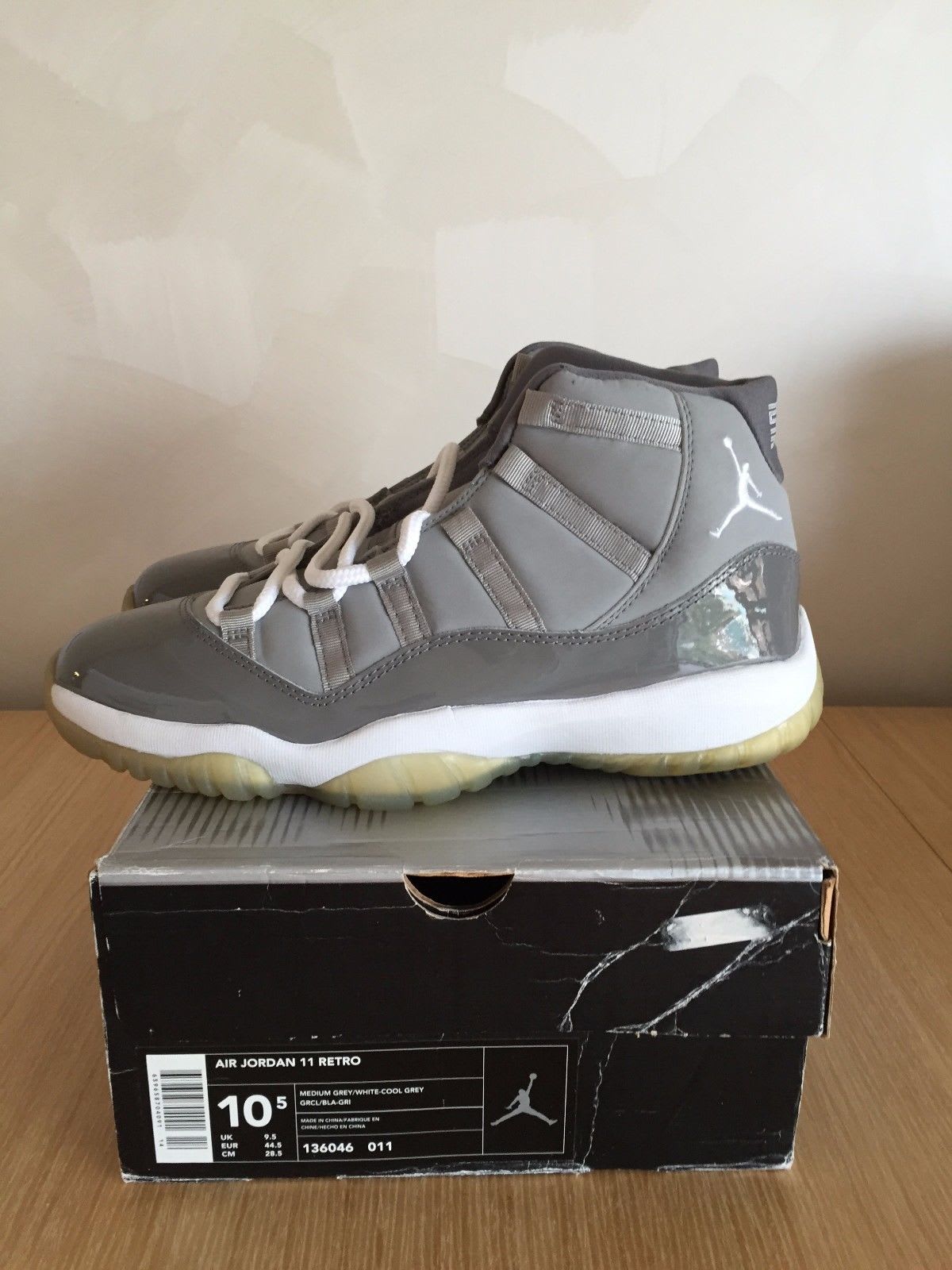 air jordan 11 cool grey 2001