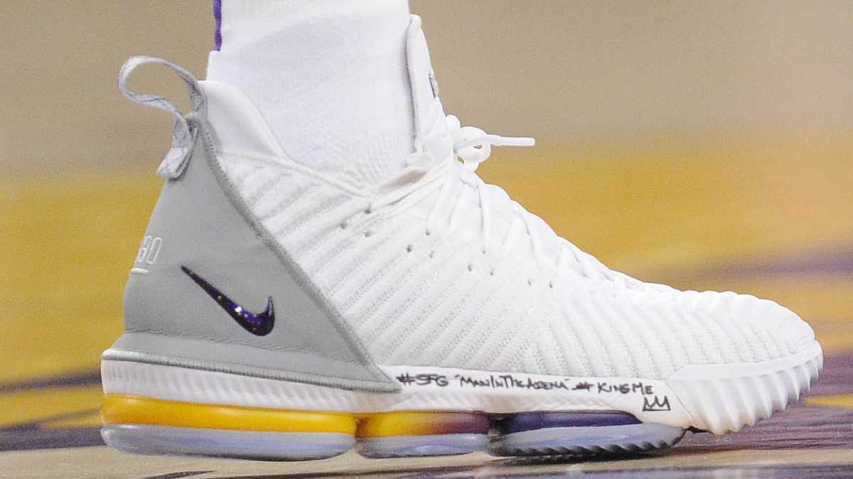 lebron james new laker shoes