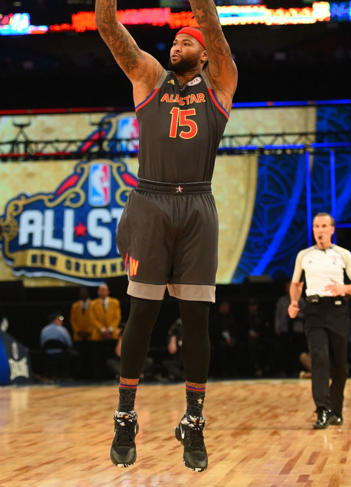 DeMarcus Cousins Nike Zoom Rev 2017 BHM PE 2017 NBA All