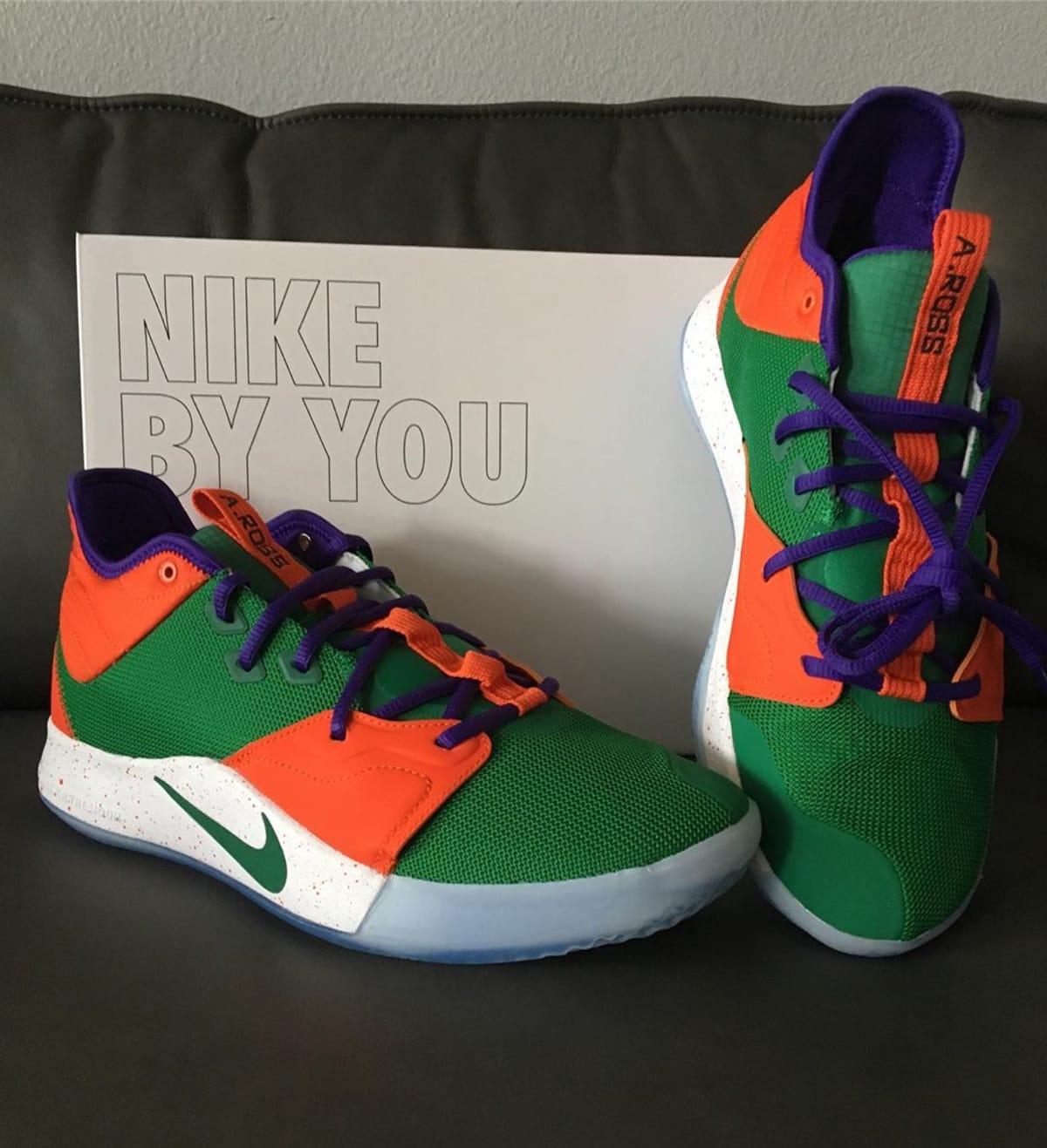 pg3 purple shoes